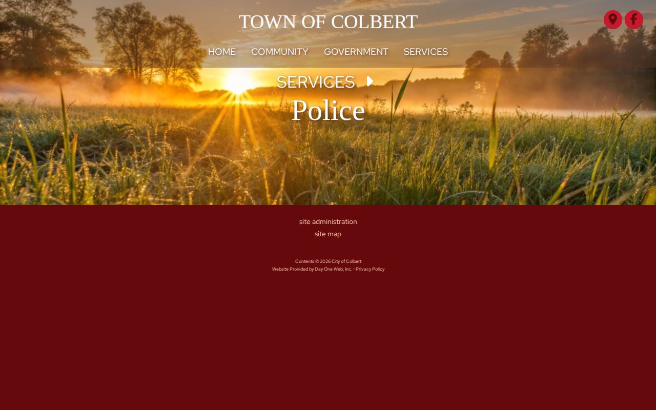 Colbert warrant records in Bryan County police service page
